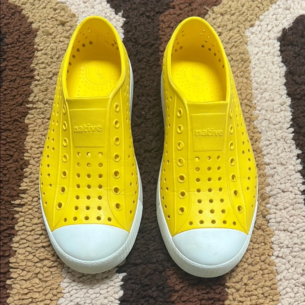 Native Kids Shoes Yellow